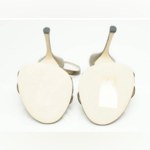 NWB - VINTAGE Jimmy Choo Watersnake Copper Strappy Heel - Picture 5 of 6